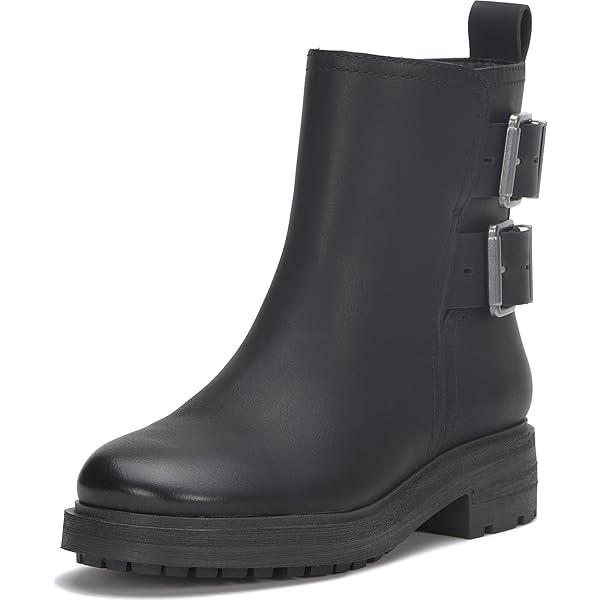 lucky２ Amazon.com: Lucky Brand Migyn Double Buckle Moto Boot, Black, 5